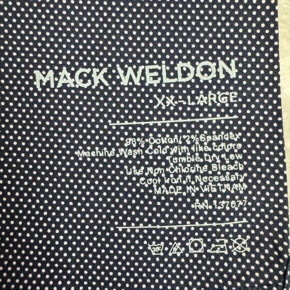 Mack Weldon woven boxer black Iris size mens XXL 98% cotton 2% spandex new - Picture 7 of 8